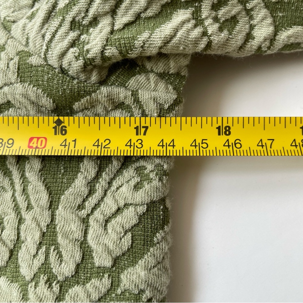 Anthropologie Jacquard Coquette Top Small Bow Boho Prairie Bell Puff Sleeve - Picture 13 of 15